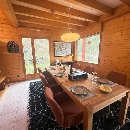 Chalet 6 Pers-prox Cols-vue Vallee-jardin-bbq *